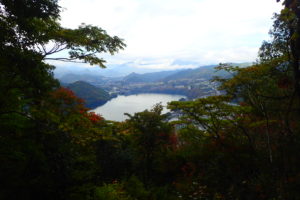 嵐山山頂からの景色